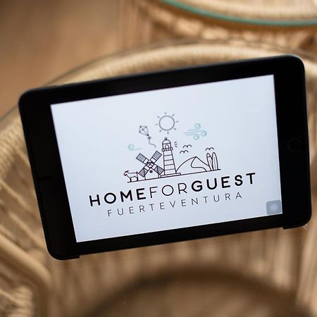 Homeforguest Modern And New Beachfront Apartment La Oliva Eksteriør billede